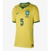 Brasil Casemiro #5 Hjemmedrakt Dame VM 2026 Kortermet